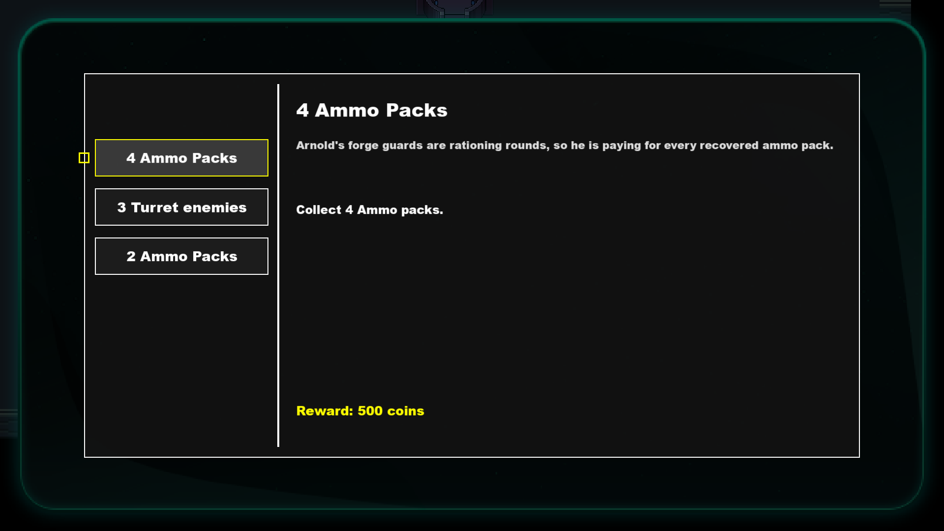 Quest board screenshot